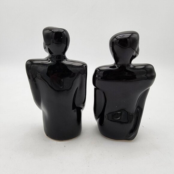 Modernist 1980's Man Woman Busts Pair - Picture 4 of 5